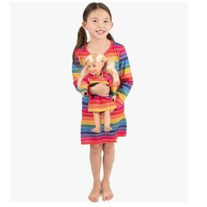 Leveret Matching Doll & Girls Nightgown (7-8 Years) *Fits American Girl Doll